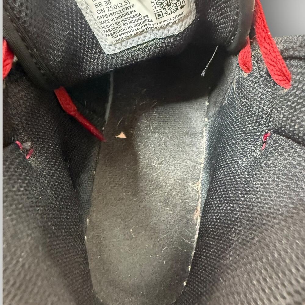 Nike Air Jordan 1 Mid SS "BRED TEXT" Bred DM9650-001 GS SIZE 7Y - Picture 12 of 13